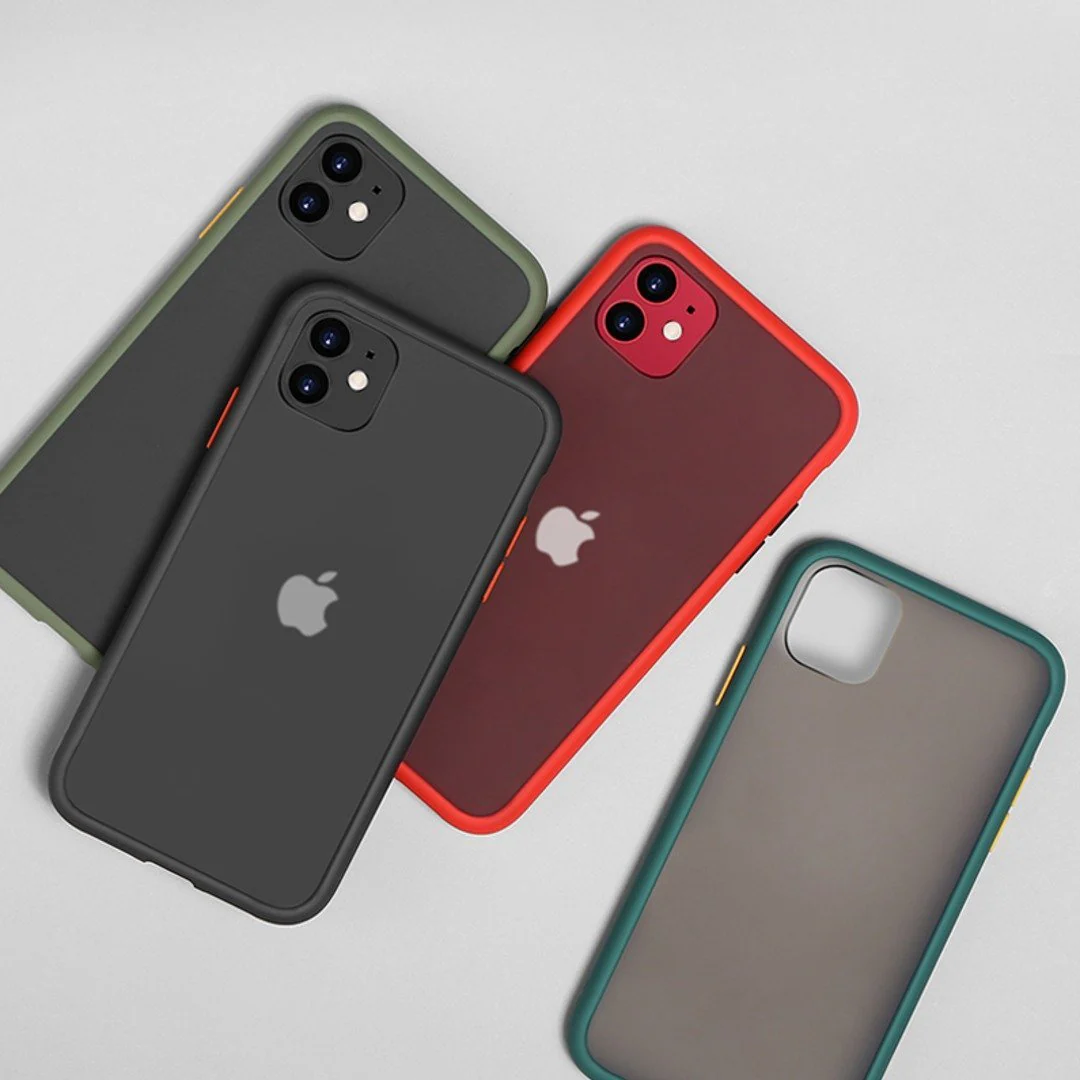 Luxury Shockproof Matte Finish Case - iPhone - Image 3