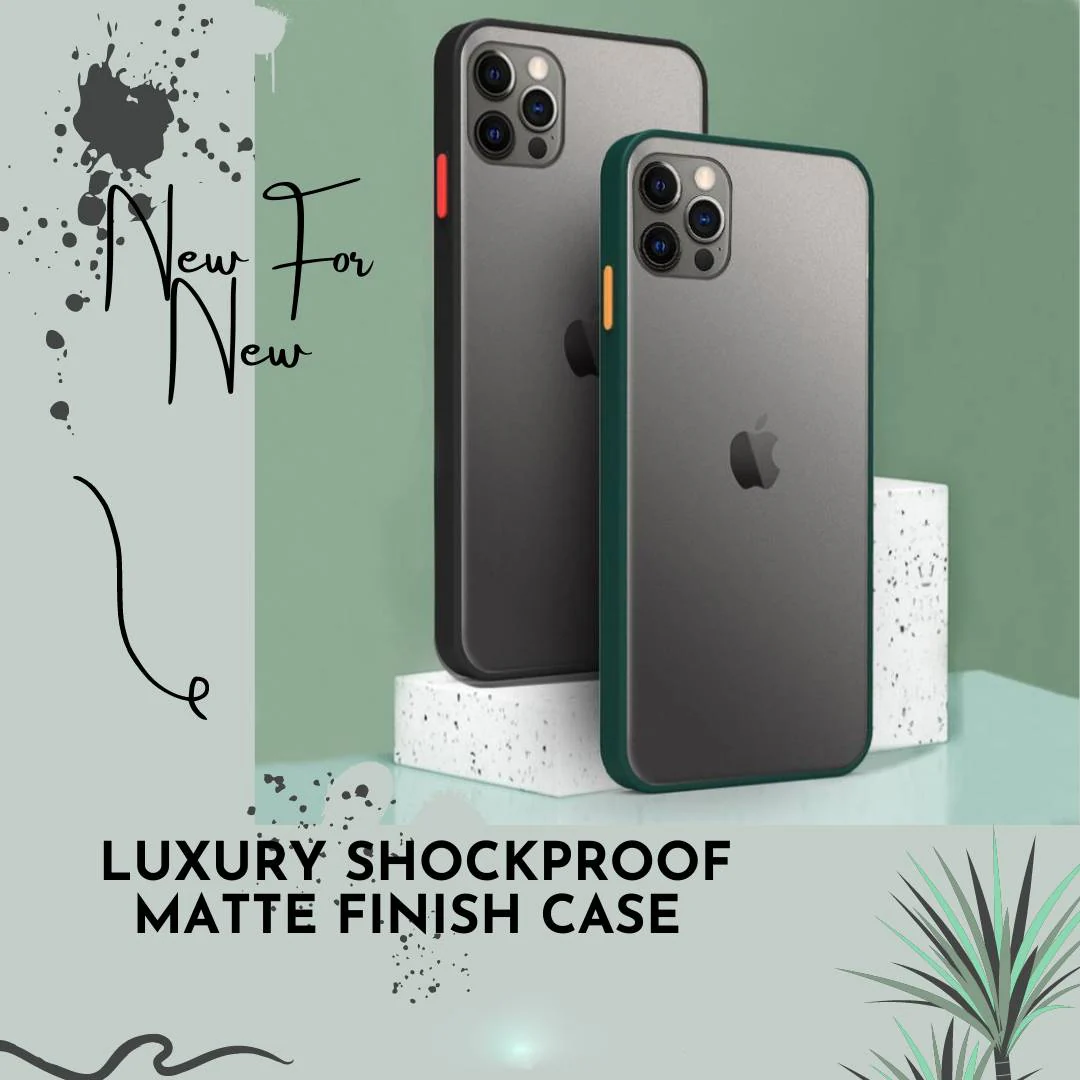 Luxury Shockproof Matte Finish Case - iPhone - Image 4