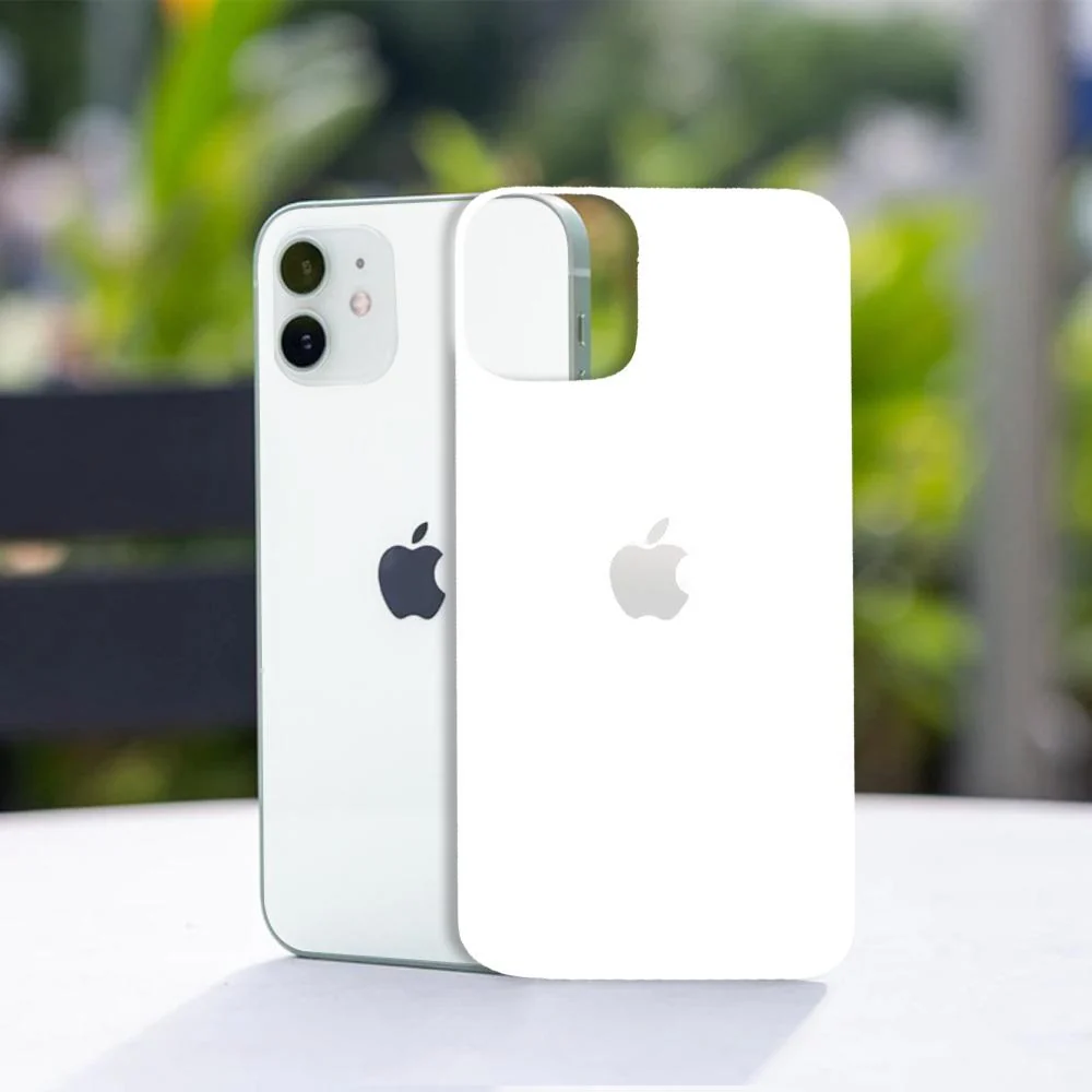 iPhone 12 Ultra-thin Glossy Back Tempered Glass - Image 4
