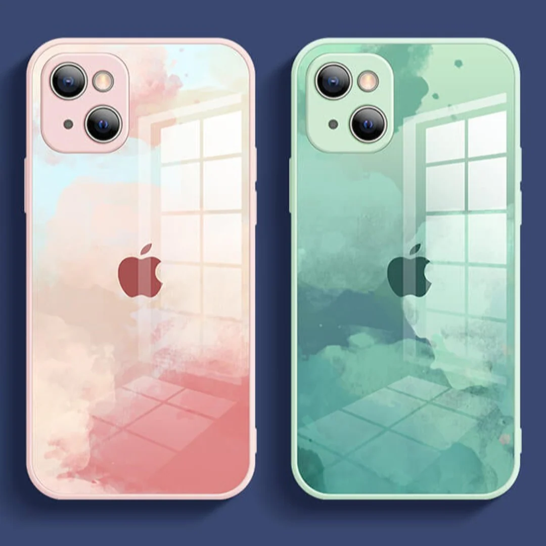 iPhone 13 Colorful Wave Glass Phone Case - Image 2