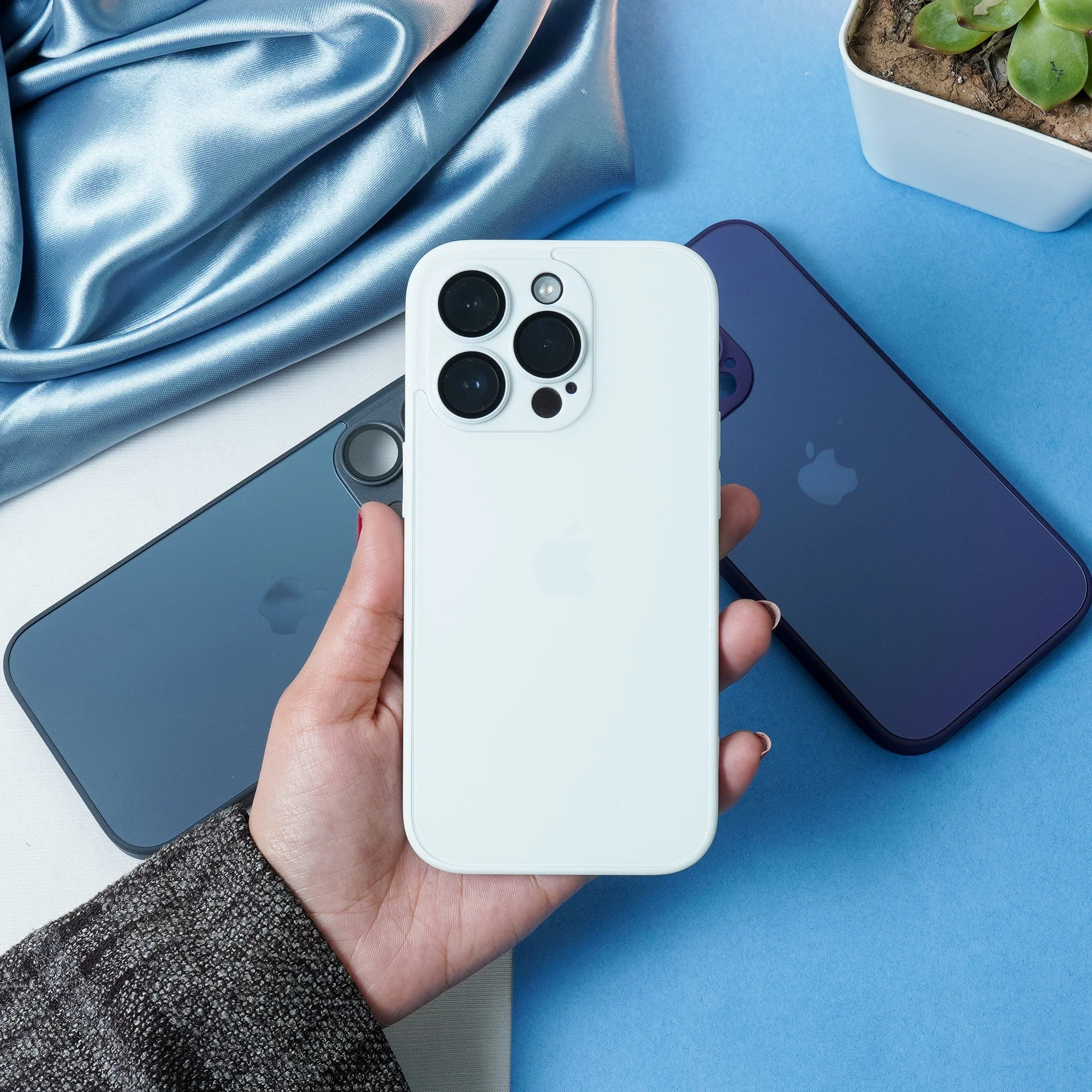 iPhone 13 Matte Glass Camera Lens Shell Case - Image 8
