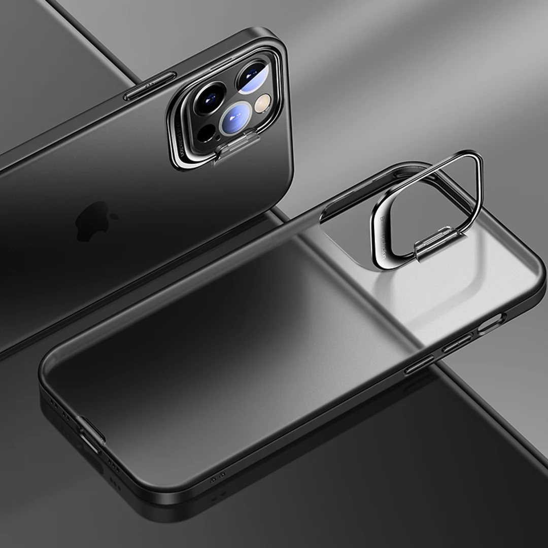 iPhone 13 Pro Invisible Metal Holder Stand Case - Image 2
