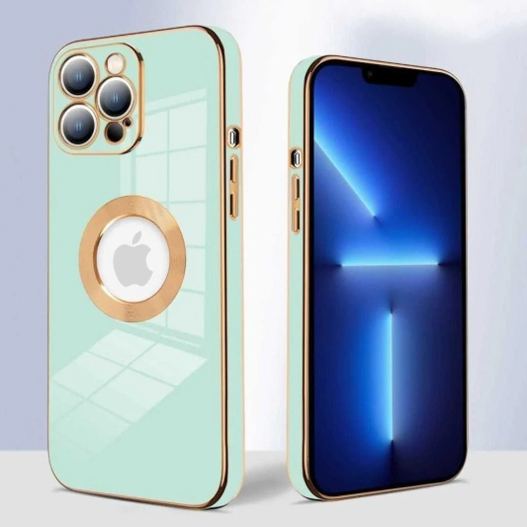 iPhone 13 Pro Max Classic Plating Logo Cut Camera Protection Case - Image 12