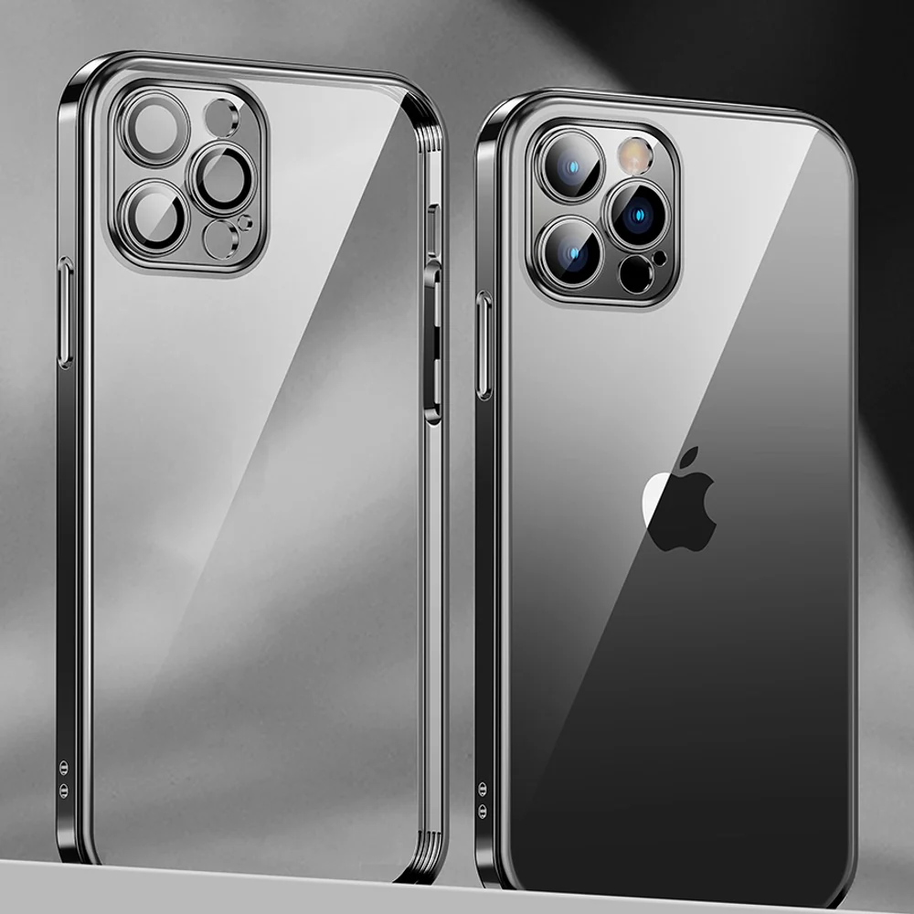iPhone 13 Pro Max Transparent Plating Camera Protection Case - Image 3