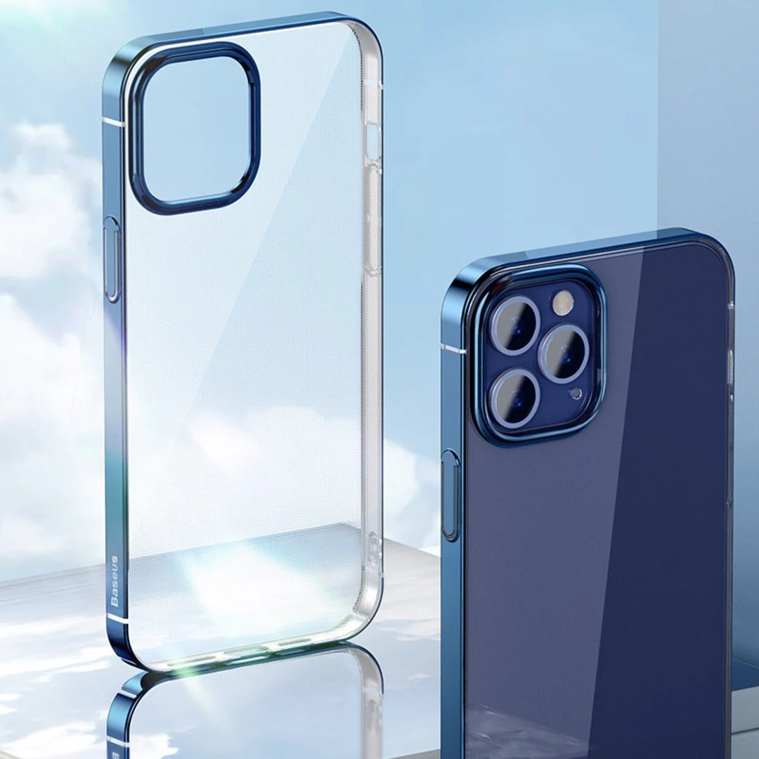 iPhone 13 Pro Transparent Glitter Edge Bumper Case - Image 5