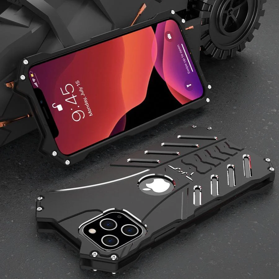 iPhone 13 R-Just Aluminium Alloy Metallic Case - Image 8