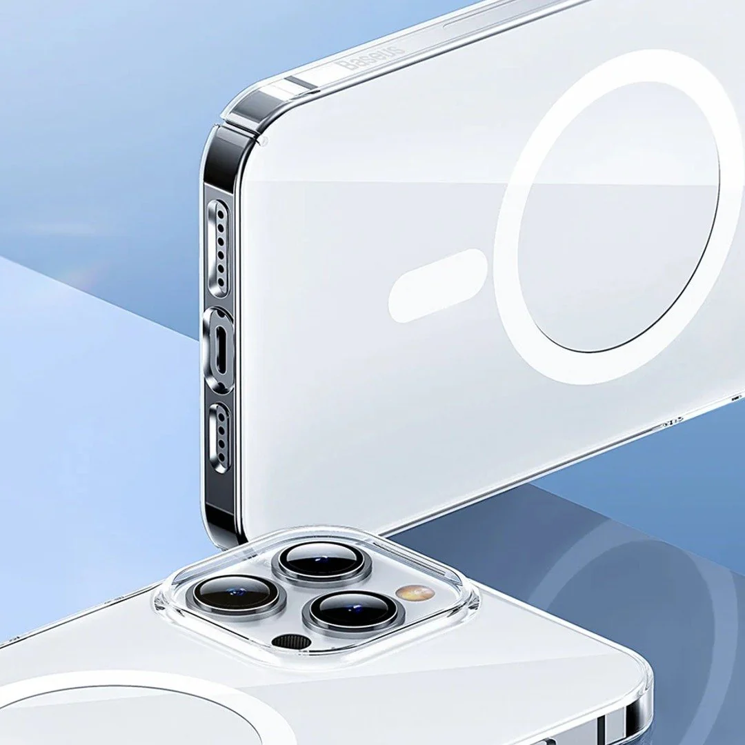iPhone 13 Series Anti-Knock TPU Transparent MagSafe Case - Image 5