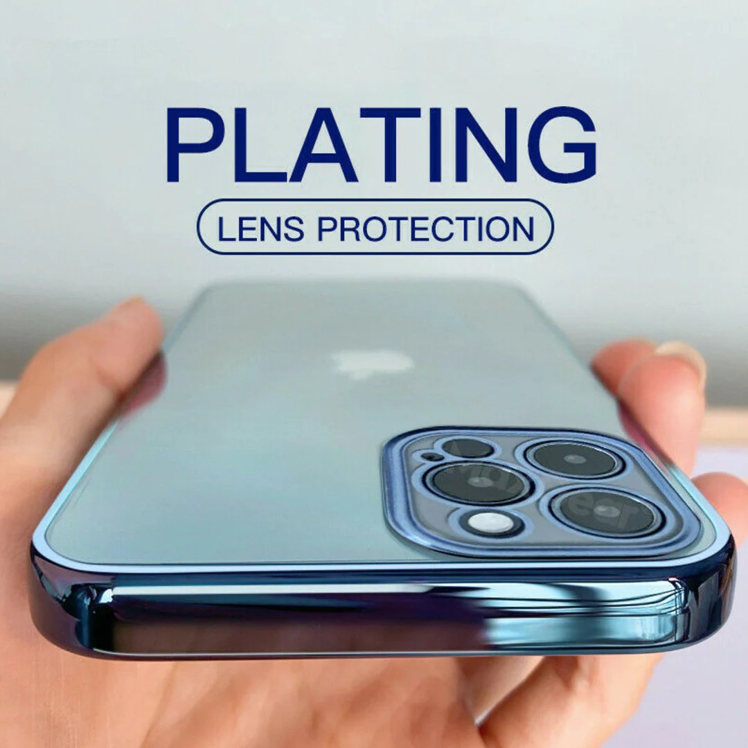 iPhone 13 Series - Clear Plating Soft TPU Case - Image 6