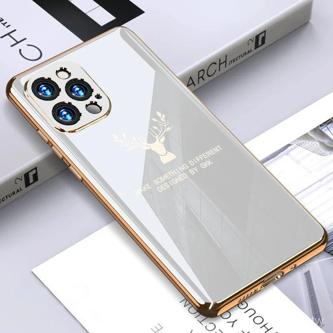iPhone 13 Series Electroplating Deer Pattern Case - Image 3