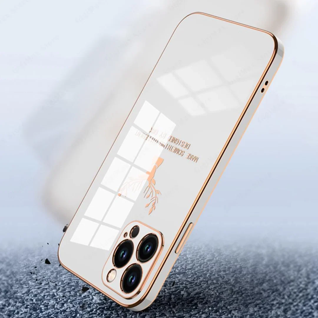 iPhone 13 Series - Electroplating Deer Print Soft Case - Image 6