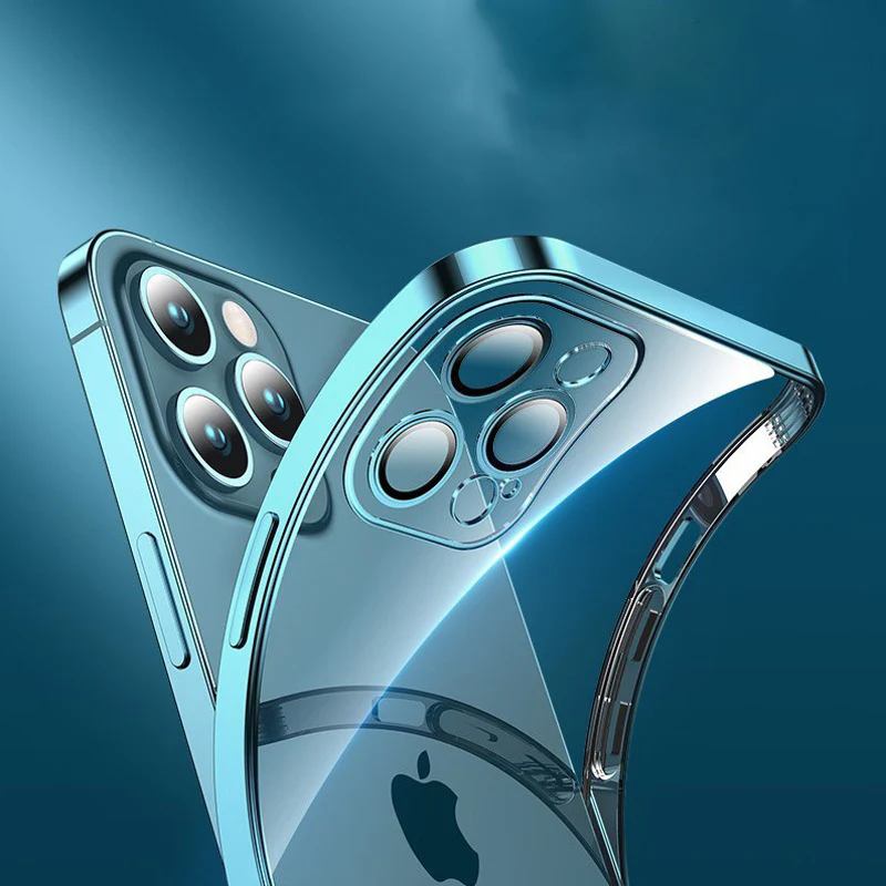 iPhone 13 Series Transparent Plating Camera Protection Case - Image 4