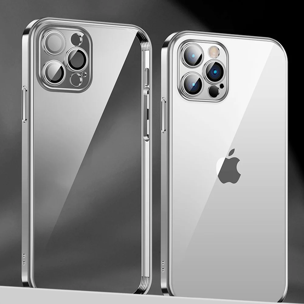 iPhone 13 Series Transparent Plating Camera Protection Case - Image 5
