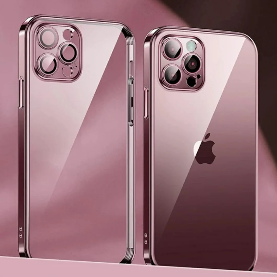 iPhone 13 Series Transparent Plating Camera Protection Case - Image 7