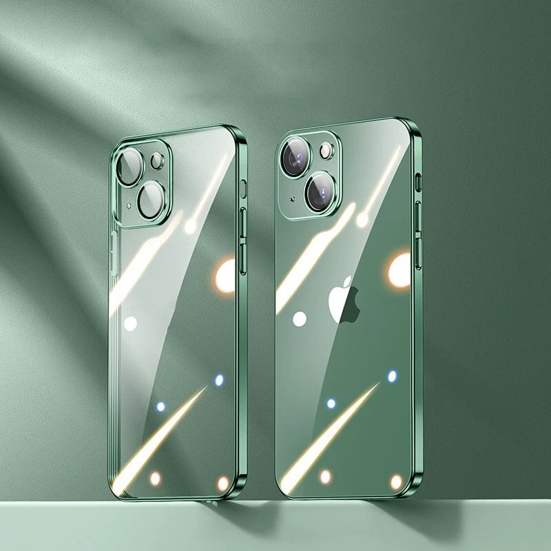 iPhone 13 Series Transparent Plating Camera Protection Case - Image 8
