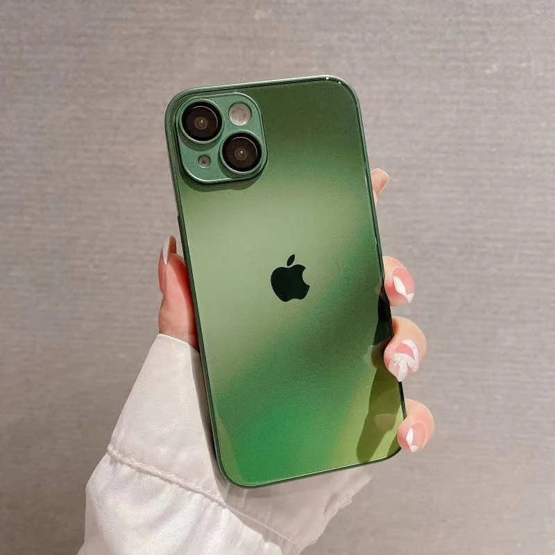 iPhone 13 Series Frosted Glass Back Case - Image 4