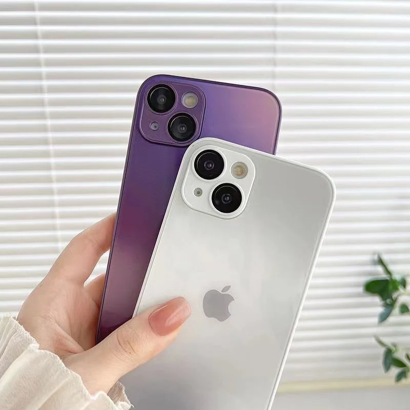 iPhone 13 Series Frosted Glass Back Case - Image 5