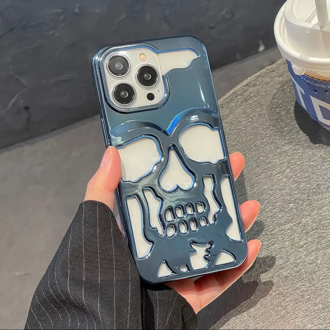 iPhone 13 Series Hollow Skull Design Case - Image 15