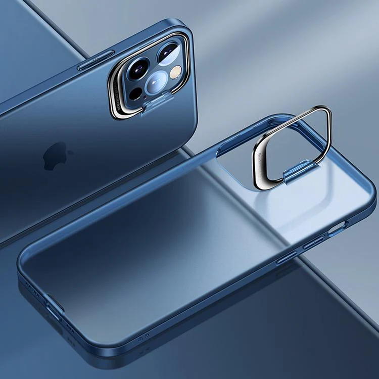 iPhone 13 Series Invisible Metal Holder Stand Case - Image 3