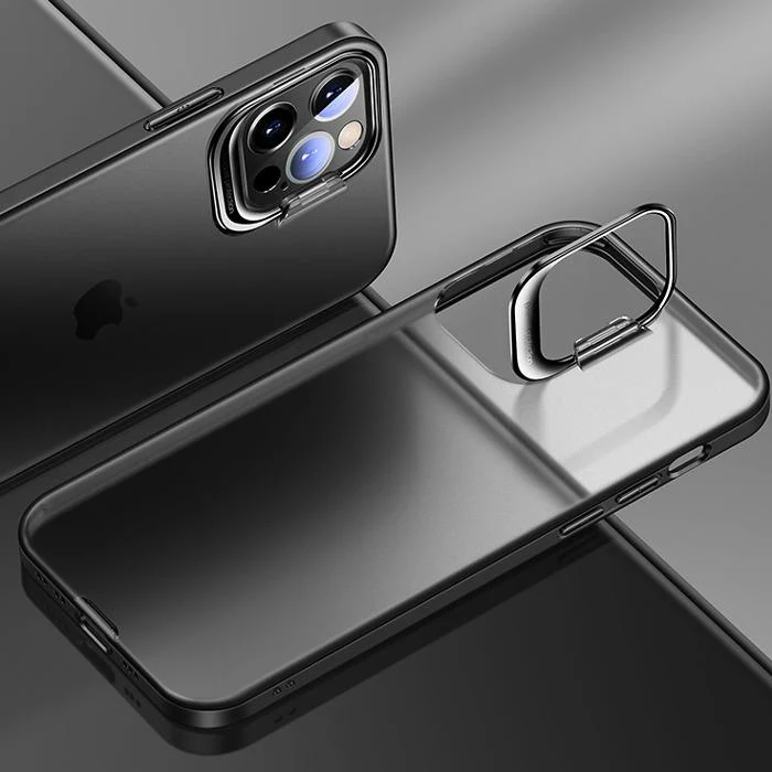 iPhone 13 Series Invisible Metal Holder Stand Case - Image 4
