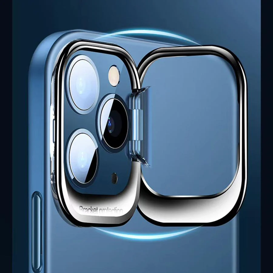 iPhone 13 Series Invisible Metal Holder Stand Case - Image 6