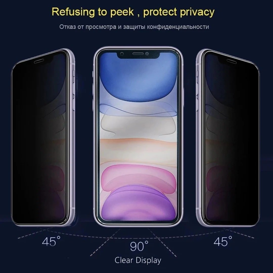 iPhone 13 Series Privacy Tempered Glass [ Anti- Spy Glass] - Image 6