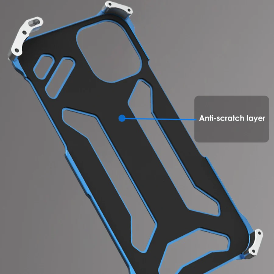 iPhone 13 Series R-Just Aluminium Frame Metallic Case - Image 10