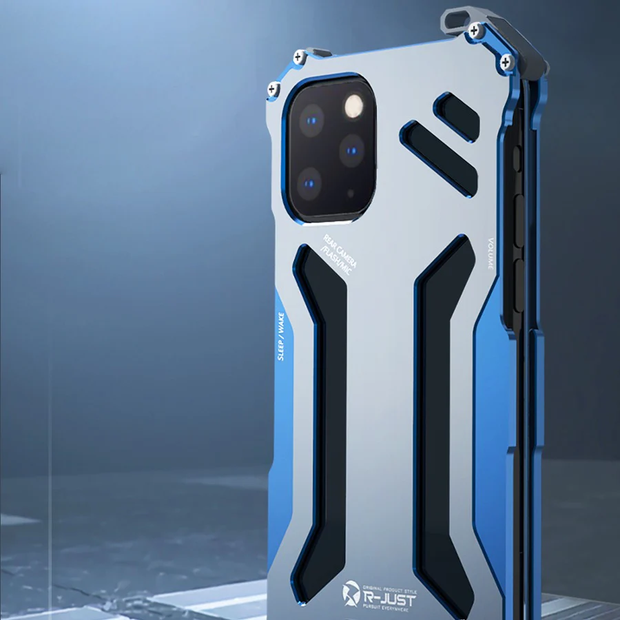 iPhone 13 Series R-Just Aluminium Frame Metallic Case - Image 4
