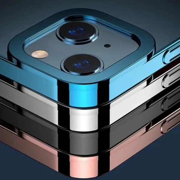 iPhone 13 Series Transparent Glitter Edge Bumper Case - Image 11