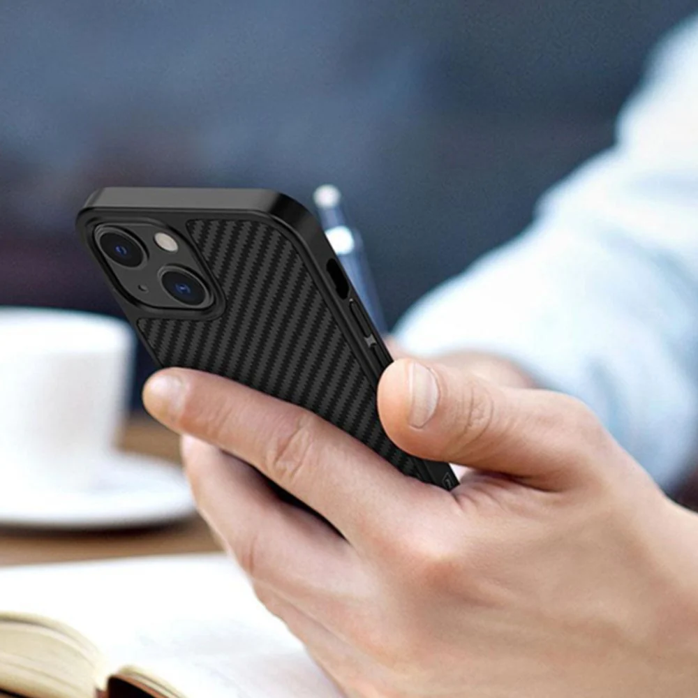 iPhone 13 Synthetic Carbon Fiber Case - Image 6