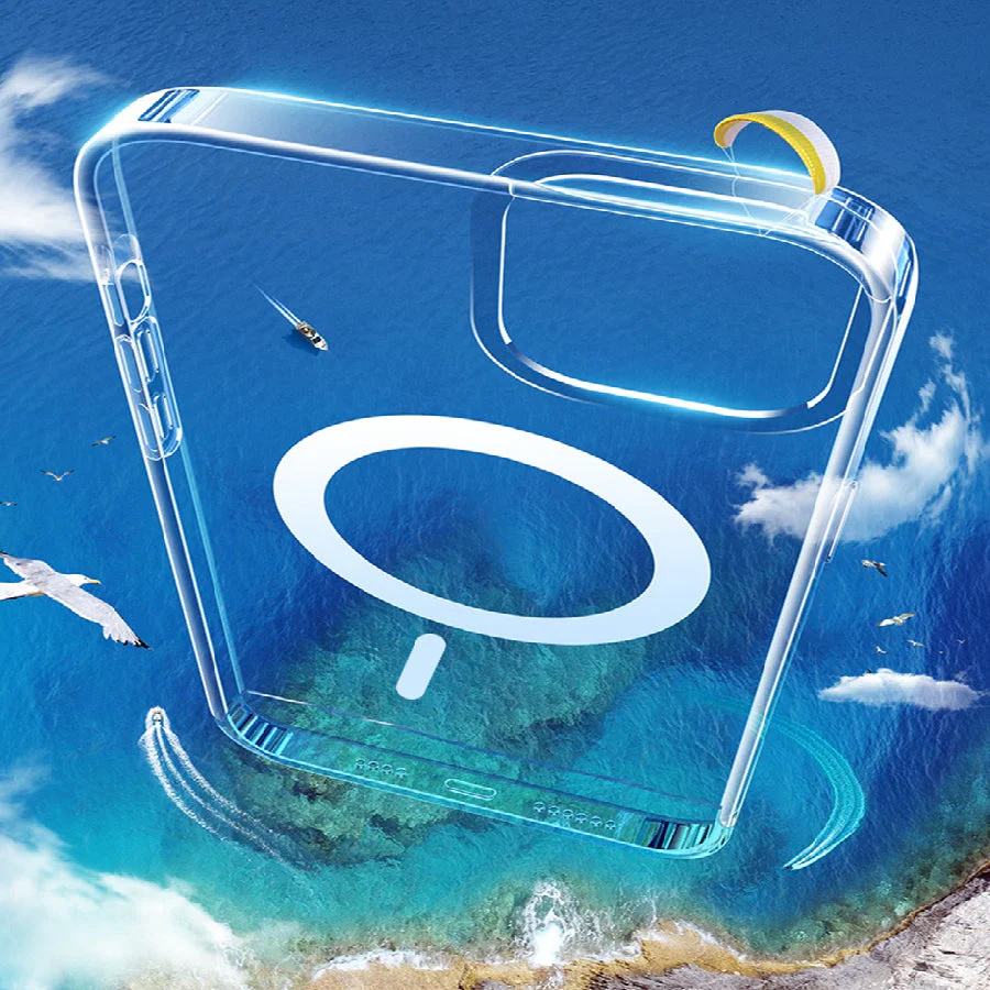 iPhone 14 Anti-Knock TPU Transparent MagSafe Case - Image 6