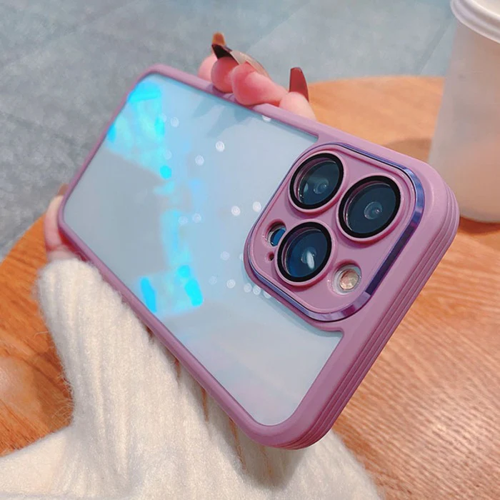 iPhone 14 Colored Bumper Case with Camera Protection - Image 3