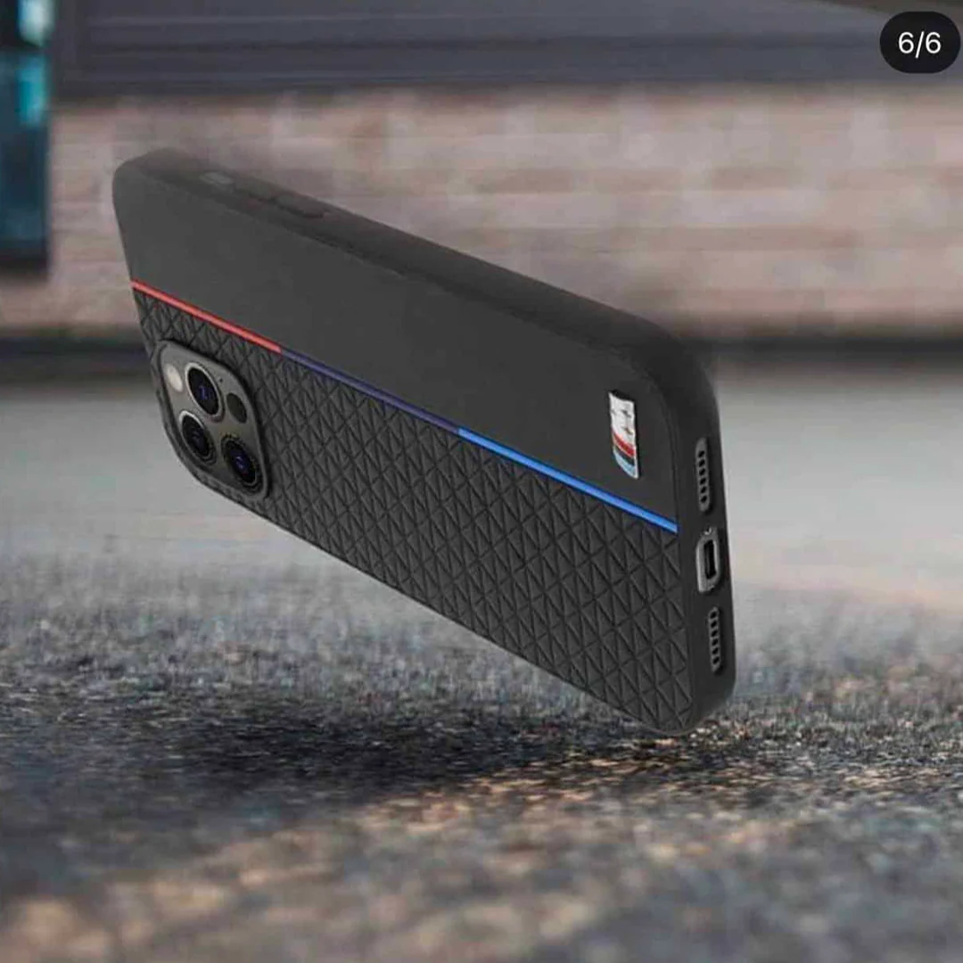 iPhone 14 Embossed Triangle Textured Soft TPU Case - Image 3