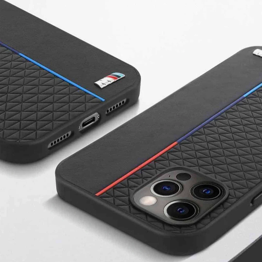 iPhone 14 Embossed Triangle Textured Soft TPU Case - Image 4