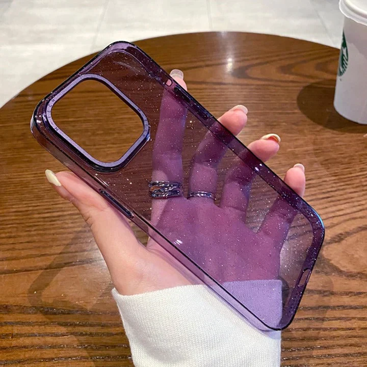iPhone 14 Luxury Bling Transparent Case - Image 5