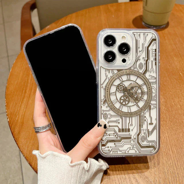 iPhone 14 MagSafe Edition Mecha Transparent Case - Image 3