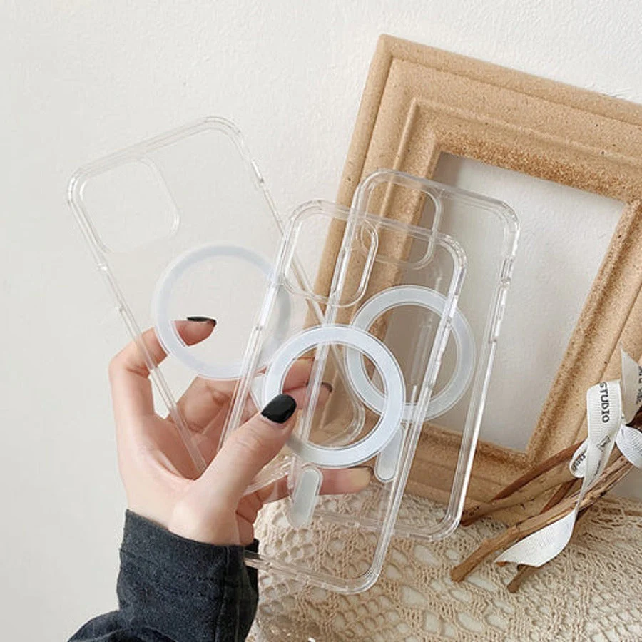 iPhone 14 Pro Anti-Knock TPU Transparent MagSafe Case - Image 3