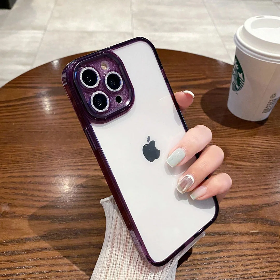 iPhone 14 Pro Crystal Diamond Transparent Case - Image 2