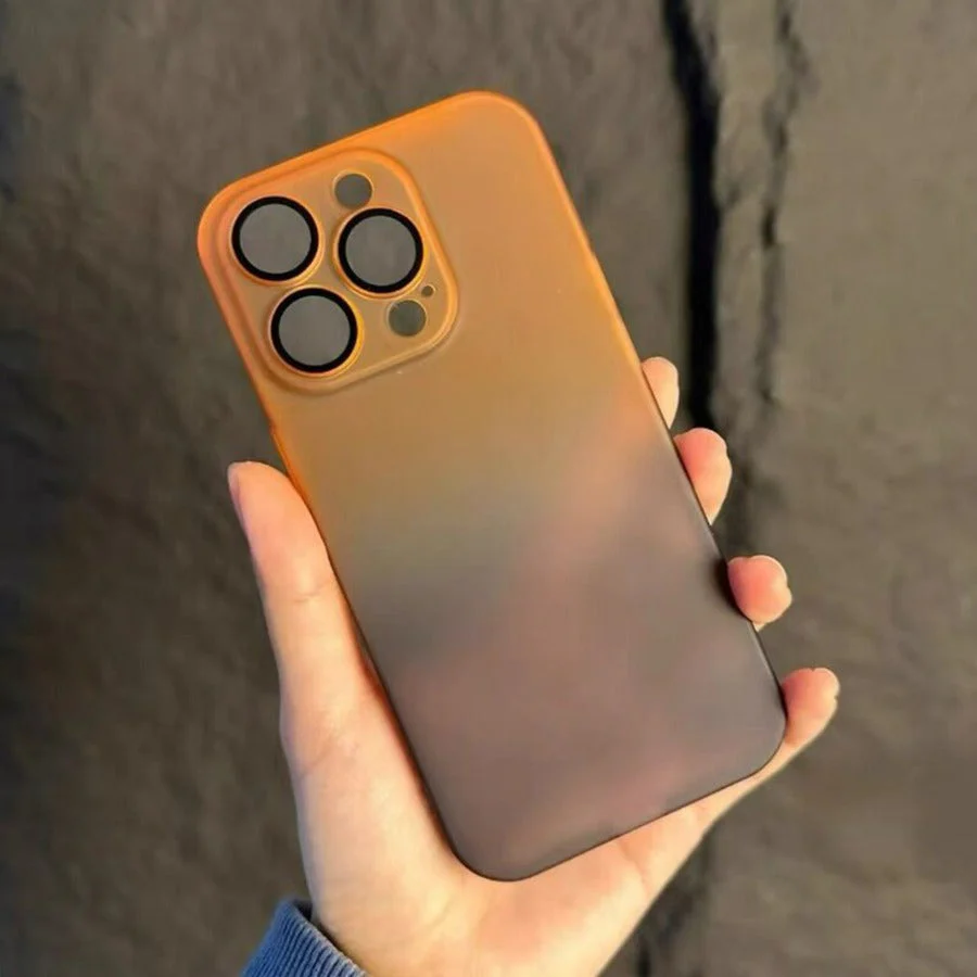 iPhone 14 Pro Frosted Matte Gradient Back Case - Image 2