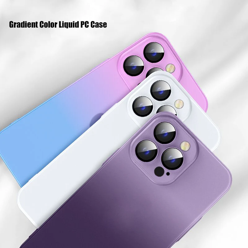 iPhone 14 Pro Frosted Matte Gradient Back Case - Image 8