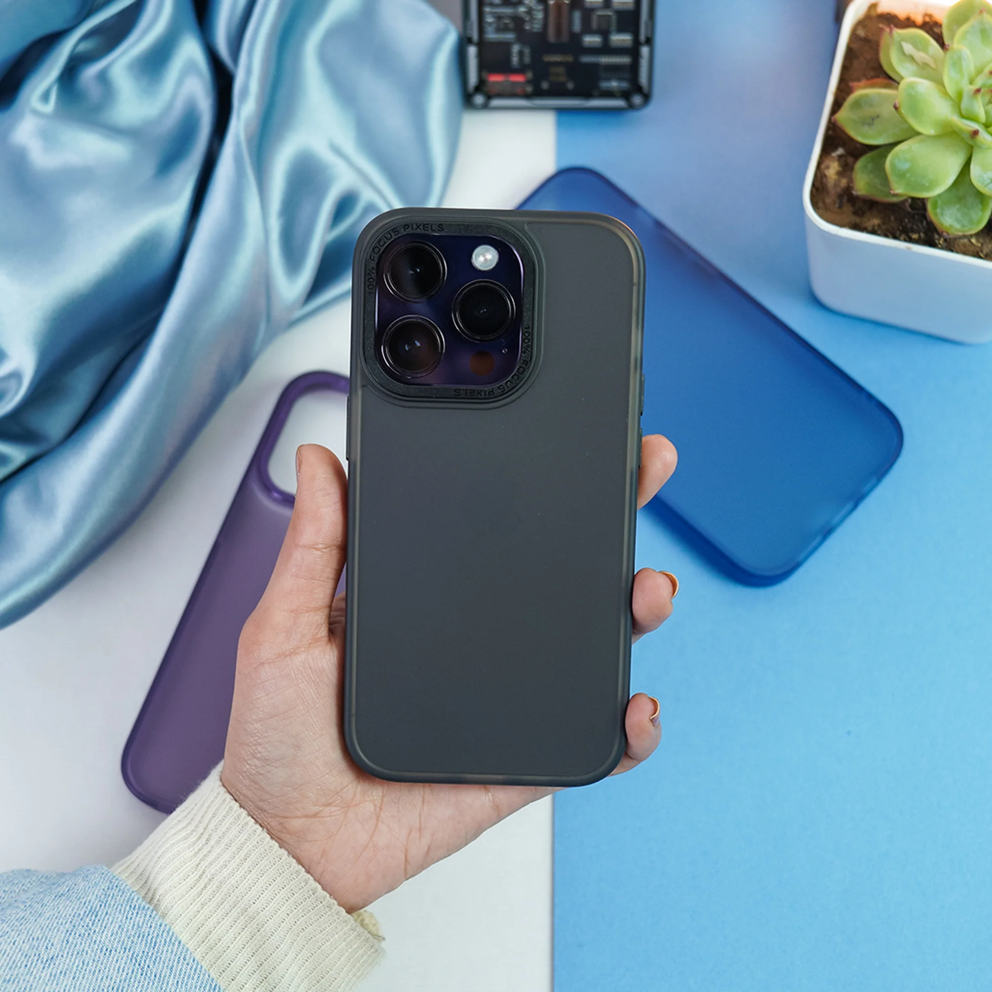 iPhone 14 Pro Frosted Shockproof Matte Case - Image 4