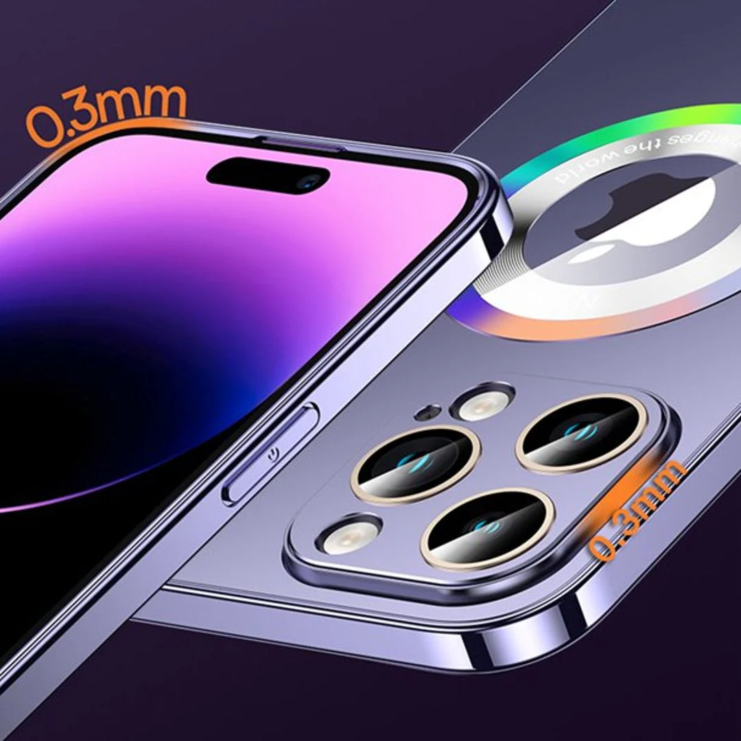 iPhone 14 Pro Max Colorful Logo Magnetic Protective Case - Image 9