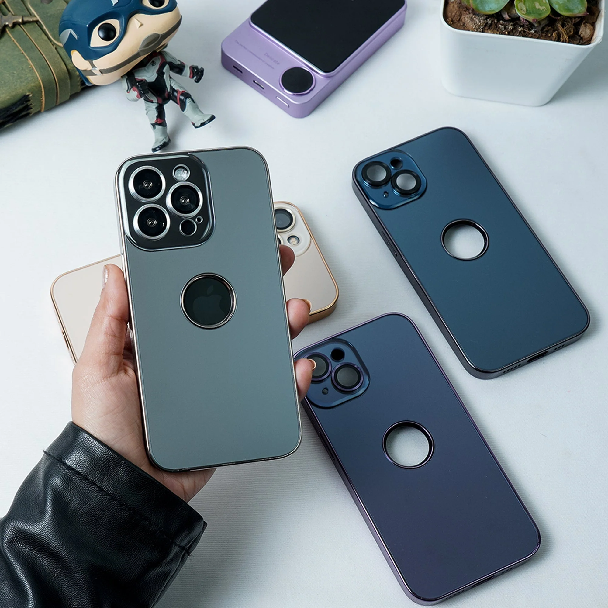 iPhone 14 Pro Max luxury Logo Cut Back Case - Image 5