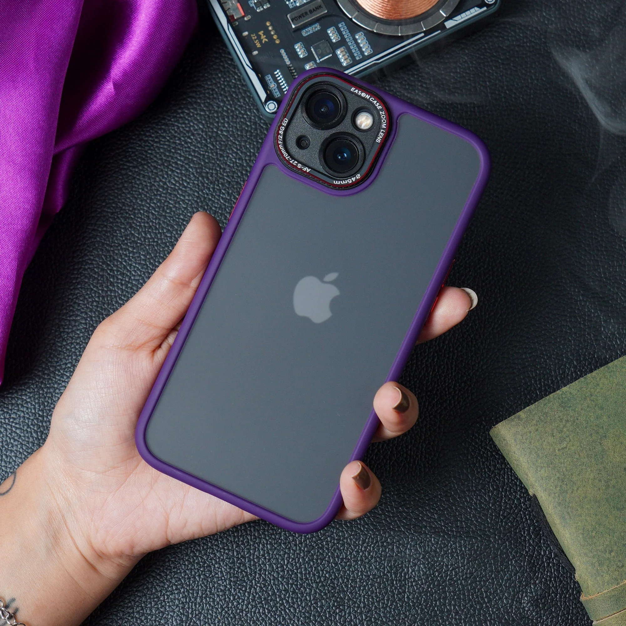 iPhone 14 Pro Max Luxury Matte Shockproof Armor Case - Image 12