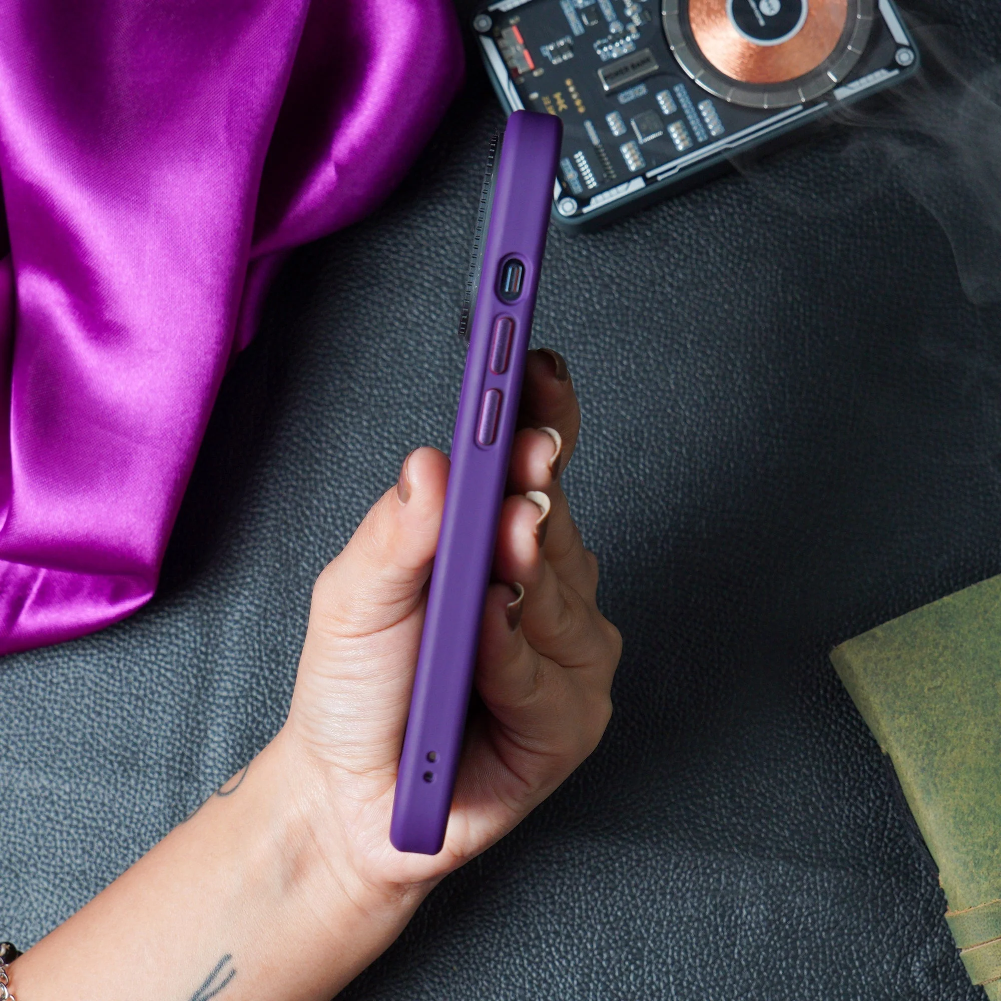 iPhone 14 Pro Max Luxury Matte Shockproof Armor Case - Image 4