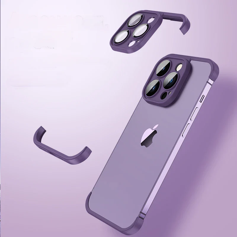 iPhone 14 Pro Max Shockproof Bumper Silicone Edge Protector - Image 2