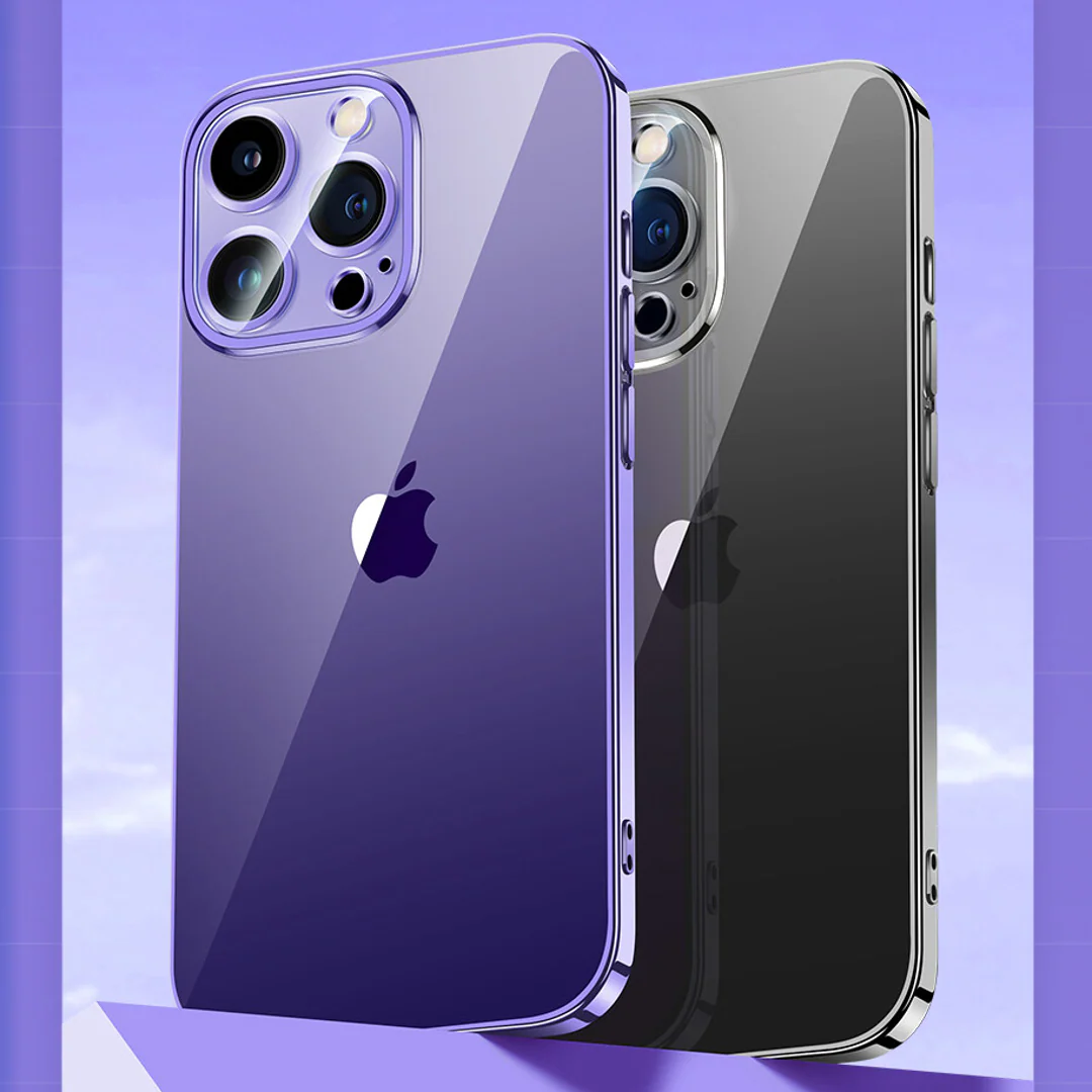 iPhone 14 Pro Transparent Plating Camera Protection Case - Image 3