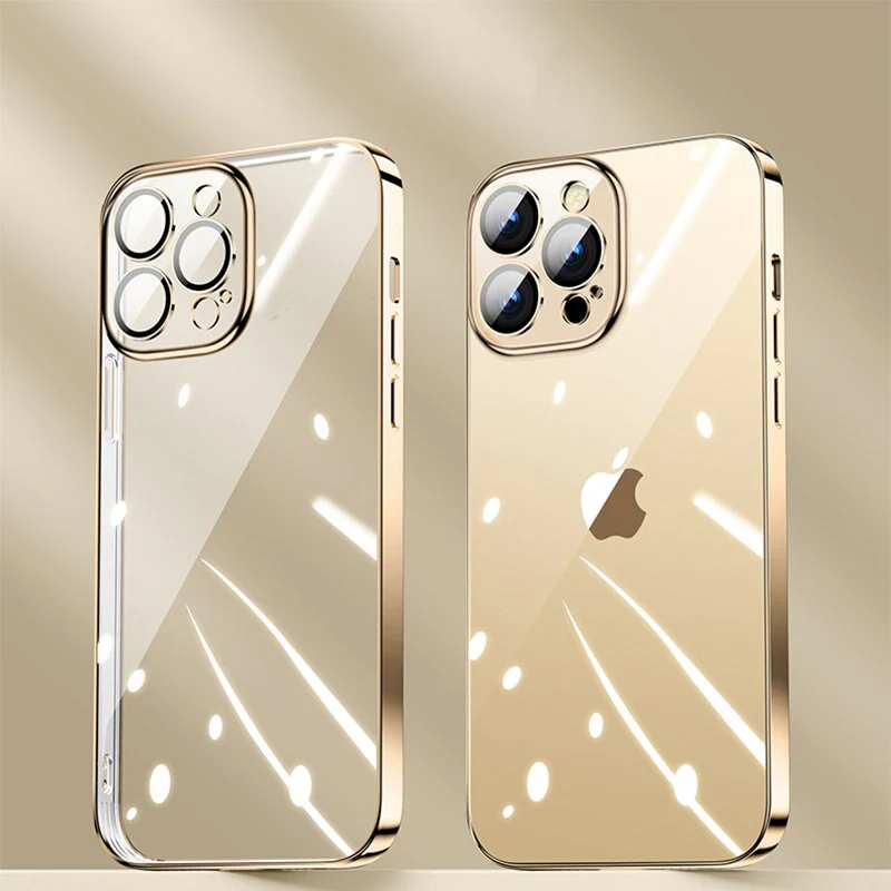 iPhone 14 Pro Transparent Plating Camera Protection Case - Image 6