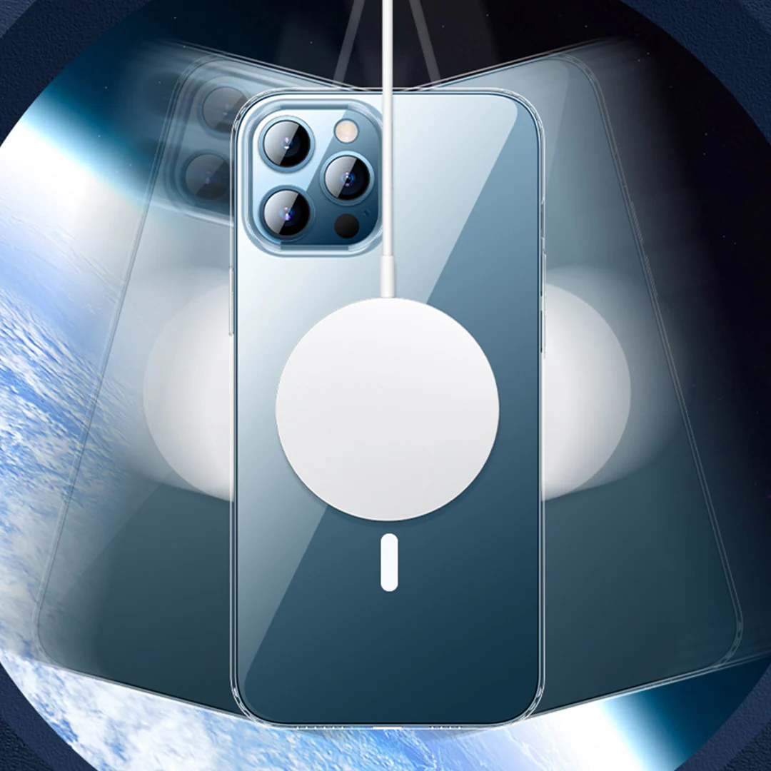 iPhone 14 Series - Anti-Knock TPU Transparent Magsafe Case - Image 8