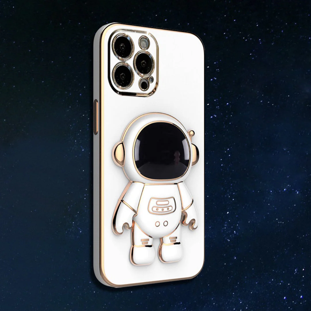 iPhone 14 Series Luxurious Astronaut Bracket Case - Image 3