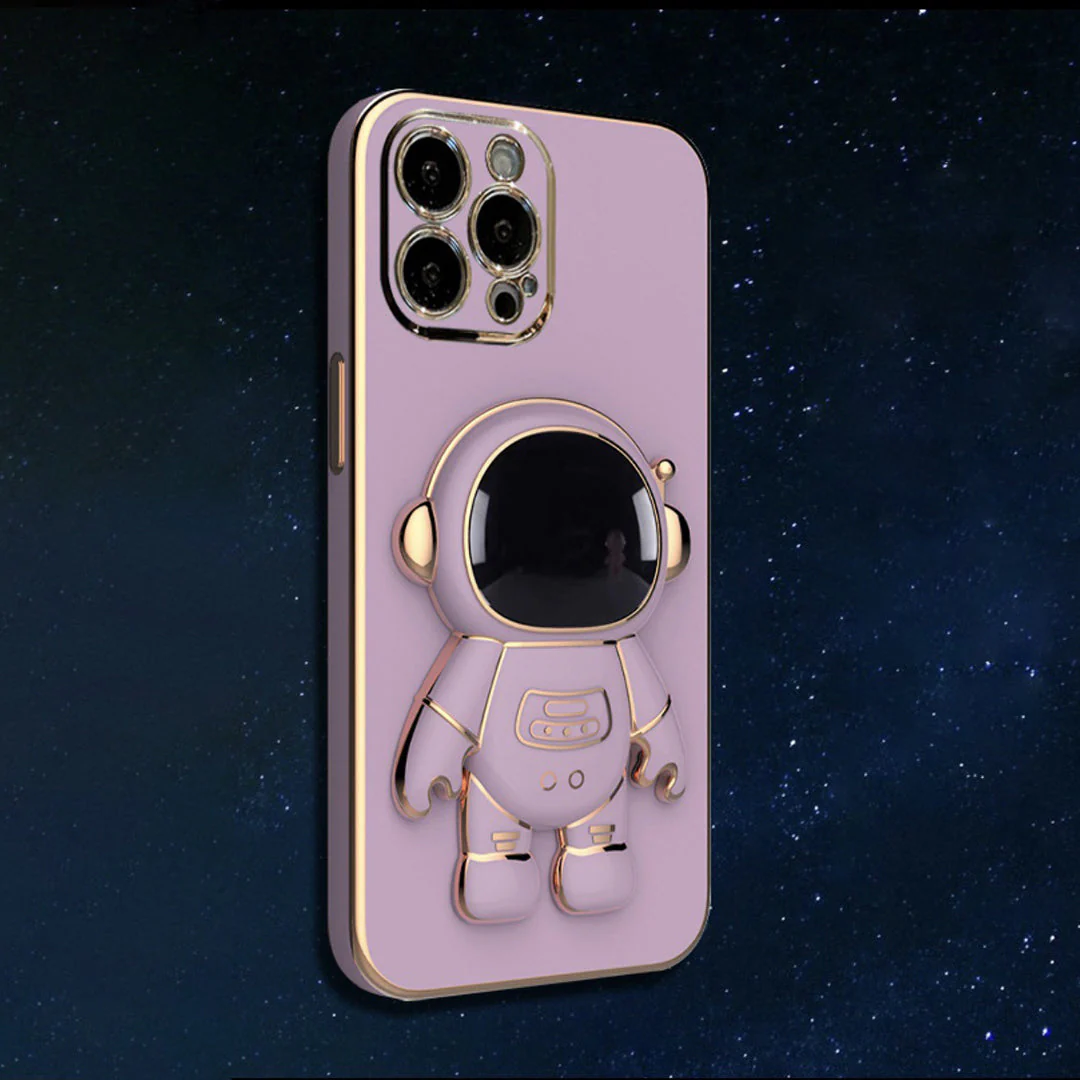 iPhone 14 Series Luxurious Astronaut Bracket Case - Image 4